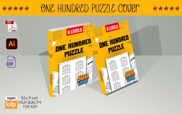 Download One Hundred Puzzle Book Cover Template - Premium Resources
